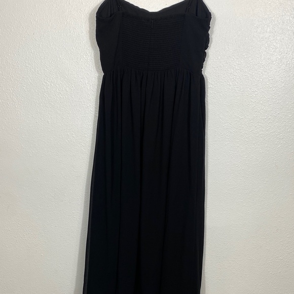 Aritzia Elegant Black Midi Dress Size 8 - Picture 9 of 16